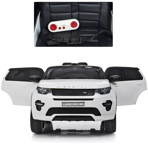 Детский электромобиль Bambi Racer Land Rover, белый (M 3908EBLR-1): Вид джип