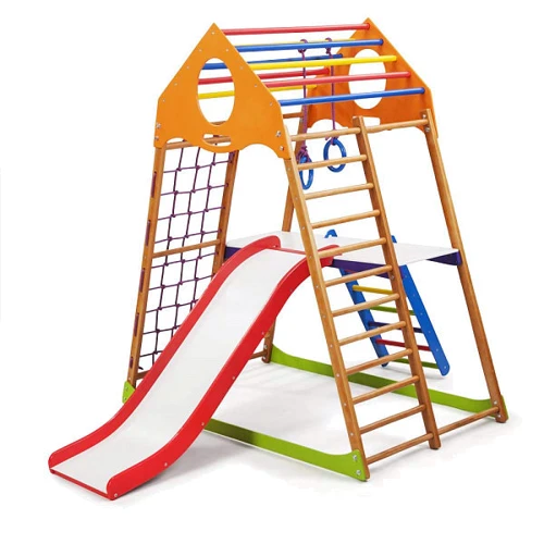 Детский спортивный комплекс для дома SportBaby KindWood Plus 2: Назначение для дома