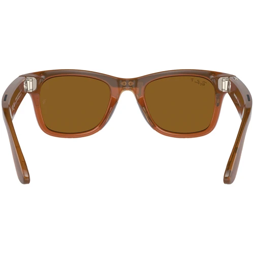 Смарт-окуляри Ray-Ban Meta Wayfarer Shiny Caramel Frame - Brown Lenses size L (RW4006 670683 53-22) фото 3