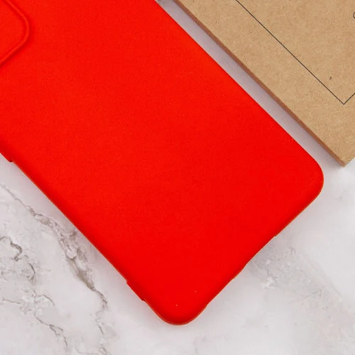 Аксессуар для смартфона Lakshmi Case Silicone Cover Full Camera Red for Xiaomi Poco M5: Материал силикон