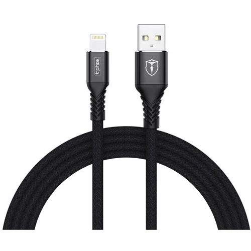 Кабель T-PHOX USB Cable to Lightning Jagger 1m Black (T-L814 black)