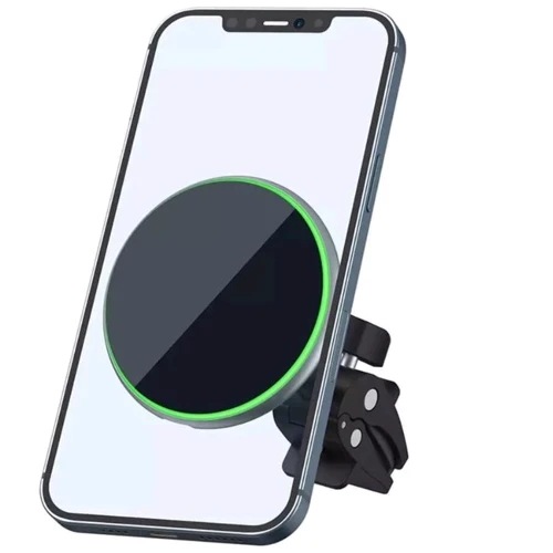 Держатель WIWU Car Holder Air Ven Mount MagSafe CH-308 Black 15W for iPhone 16 I 15 I 14 I 13 I 12 series 