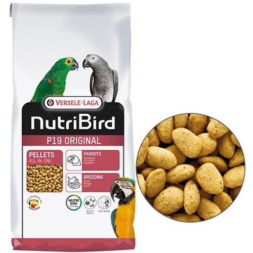 Корм для крупных попугаев Versele-Laga NutriBird P19 Original Breeding 10 кг (56412)