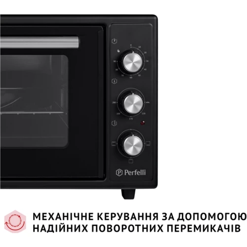 Електрична духовка настільна PERFELLI CLASSIC 48 BLACK фото 8
