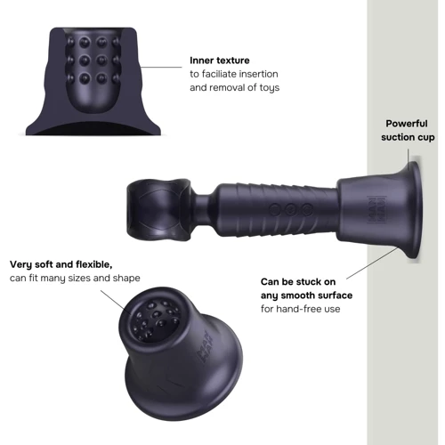 Присоска для вібромасажера Manwan Holden Black Plum