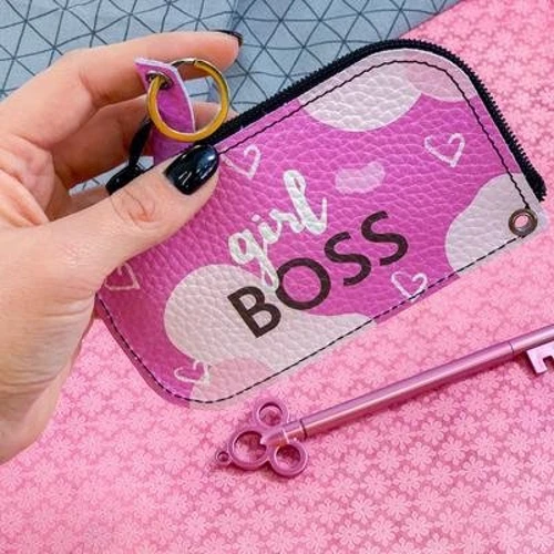 Ключниця Girl Boss рожевий фото 2