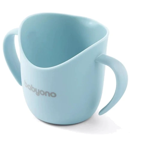 Тренировочная чашка Babyono с ручками 120 мл Голубая (1463/03): Тип Чашка