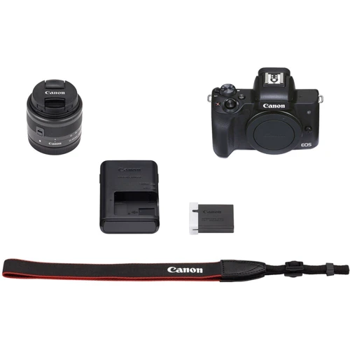 Canon EOS M50 Mark II kit (15-45mm) IS STM Black UA: LCD-екран 3 ", 1040000, сенсорний