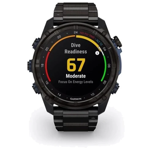 Смарт-часы Garmin Descent Mk3i 51mm Carbon Grey DLC Titanium with DLC Titanium Band and Descent T2 Transceiver (BNDL-DMK3I-51CGTTDT2): Особенности С большой автономностью, Большой экран, Бесконтактная оплата, С сапфировым стеклом, Металлический корпус, Компас, Водонепроницаемые