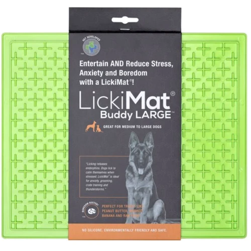 Килимок для повільного харчування LickiMat Buddy XL green для собак (9349785005215)