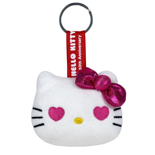 Игрушка-брелок мягконабивная Hello Kitty Юбилейная 50, 7 см в ассортименте (760023891)