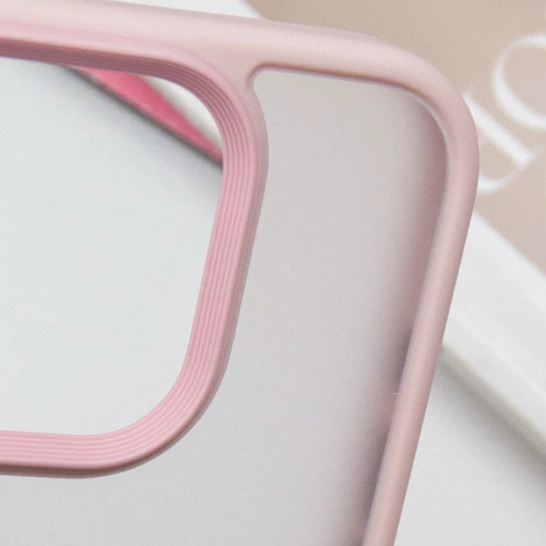 Чохол для iPhone Mobile Case TPU+PC Metal Buttons Pink for iPhone 16 Pro Max фото 5