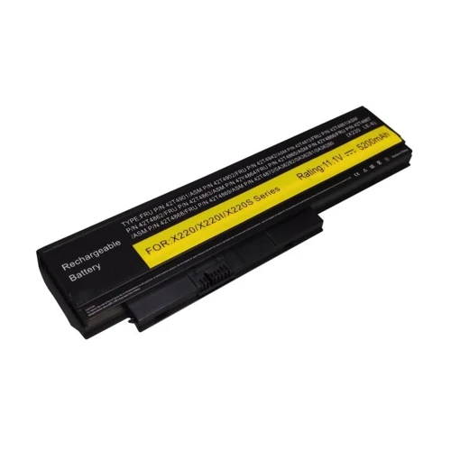 Батарея для ноутбука Lenovo 42T4879 ThinkPad X220 Tablet 11.1V Black 5200mAh OEM (18880)