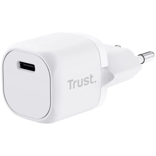 Зарядний пристрій Trust Wall Charger Maxo USB-C 20W White (25205_TRUST): Тип сетевое