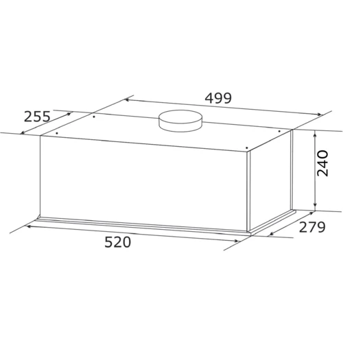 Витяжка GRANADO Palamos 4613-700 White glass (GCH461370055): Тип монтажу Встраиваемый