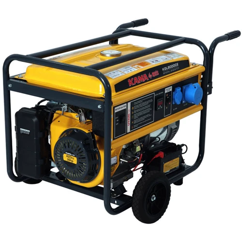Генератор бензиновый KAMA KGL8000CE, однофазный 230V, 50Hz, 8,1KVA
