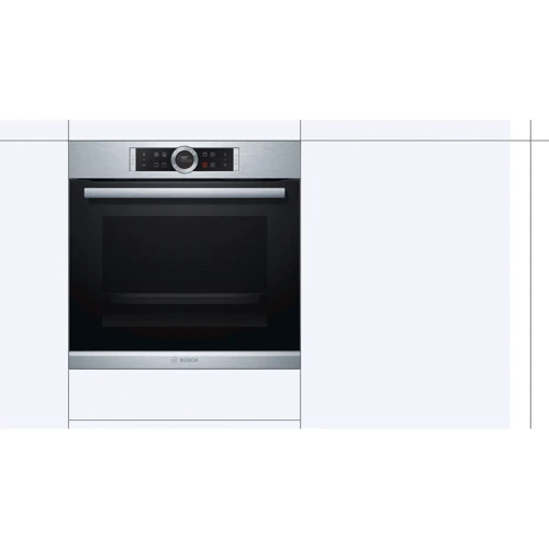 Духовой шкаф электрический Bosch HBG633BS1: Приготовление на пару нет