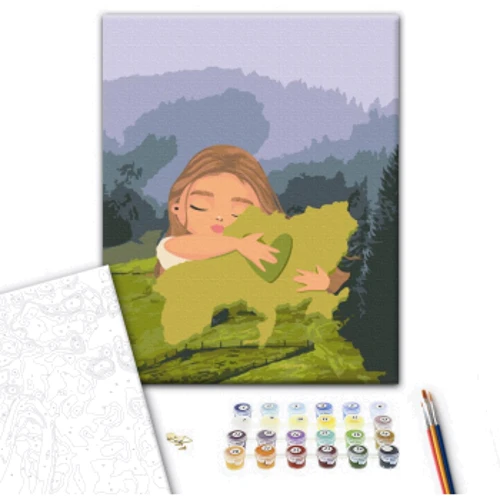 Картина за номерами Brushme Моє серце - Україна ©Лілі Демачкович 40х50 см (BS53233): Виробник Brushme