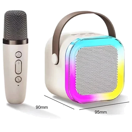 Караоке Bluetooth, AUX, USB, поддержка TFcard, 2 микрофона, подсветка (C 66377): Производитель Noname