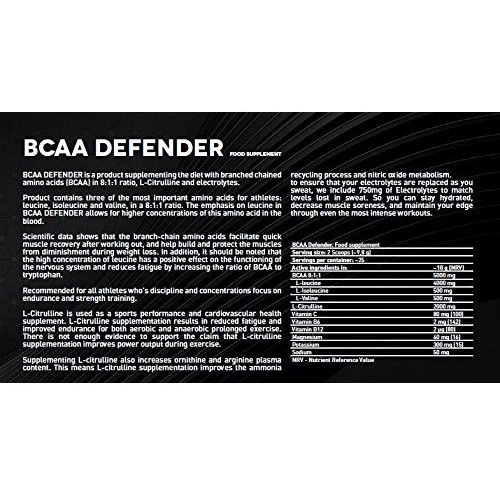 Аминокислота для спорта Kevin Levrone BCAA Defender 9,8 g /sample/ Lemon: Вкус Лимон