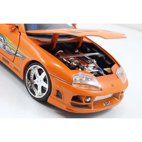 Машина металлическая Jada Форсаж Toyota Supra 1995 Оранжевая 1:24 (253203005)