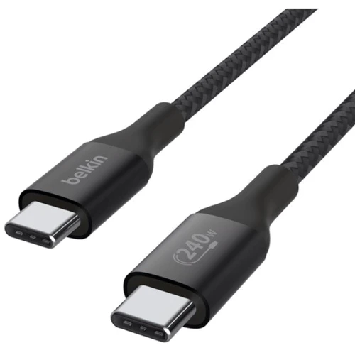 Кабель Belkin Cable USB-C to USB-C Boost Charge 240W 1m Black (CAB015BT1MBK): Длина 1 м