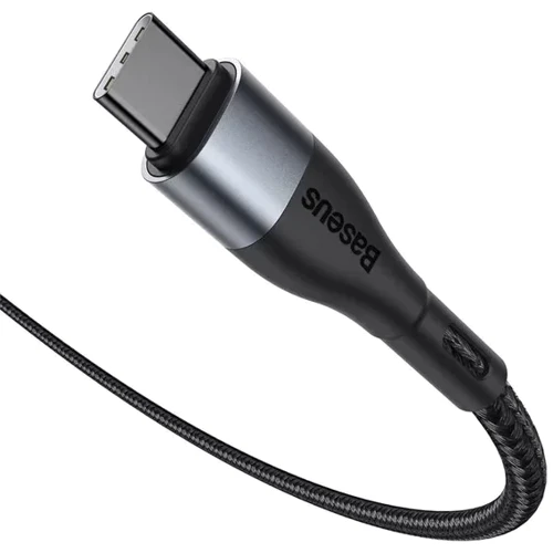 Кабель Baseus Cable USB-C to USB-C Zinc Magnet PD 100W 1.5m Black (CATXC-Q01) фото 3
