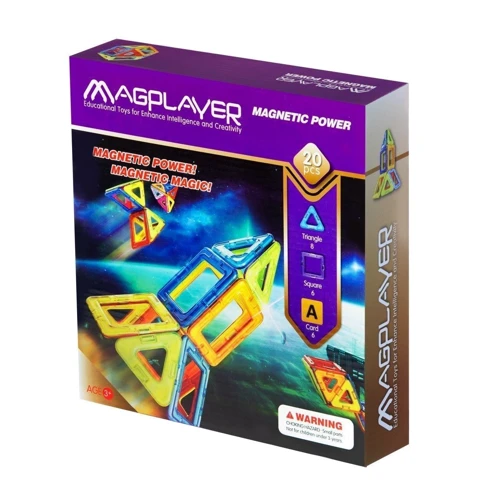 Магнитный констуктор MagPlayer 20 эд. (MPA-20)