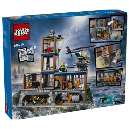 Конструктор LEGO City Поліцейський острів-в'язниця 980 деталей (60419): Кількість деталей, шт. 980