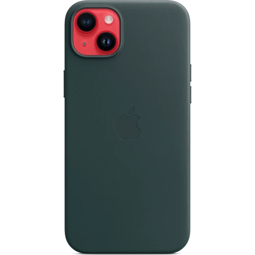 Чохол для iPhone Apple iPhone 14 Plus Leather Case з MagSafe - Forest Green (MPPA3ZE/A): Матеріали кожа