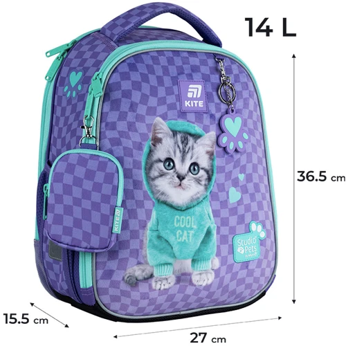 Рюкзак Kite SP25-555S-2 Education 555 Studio Pets-2 фото 10