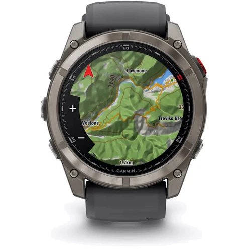 Смарт-часы Garmin Fenix 8 Pro AMOLED 51mm Sapphire Titanium with Graphite/Black Silicone Band (010-03199-11)
