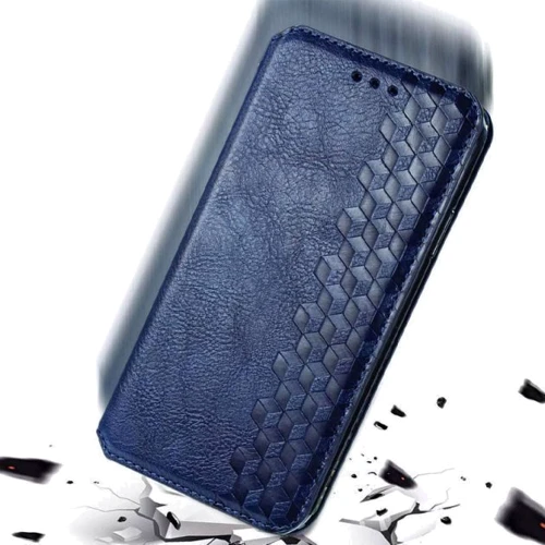 Аксессуар для смартфона Mobile Case GETMAN Cubic Blue for Xiaomi Poco M5: Материал искусcтвенная кожа и термополиуретан