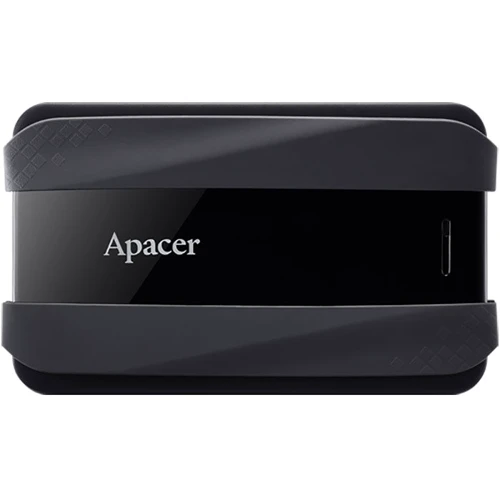 Внешний жесткий диск Apacer AC533 1 TB Black (AP1TBAC533B-1): Размеры, мм 133.45 × 79.4 × 25.2 мм