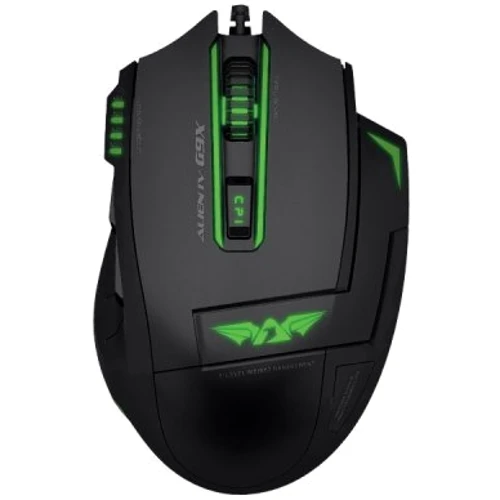 Мышь Armaggeddon Alien IV G9X A.Green (A-G9X Green): Интерфейс подключения проводная USB