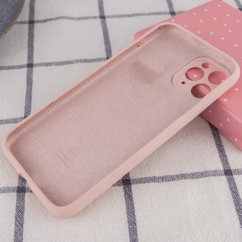 Чехол для iPhone Mobile Case Silicone Case Full Camera Protective Pink Sand for iPhone 14 Plus: Цвет розовый