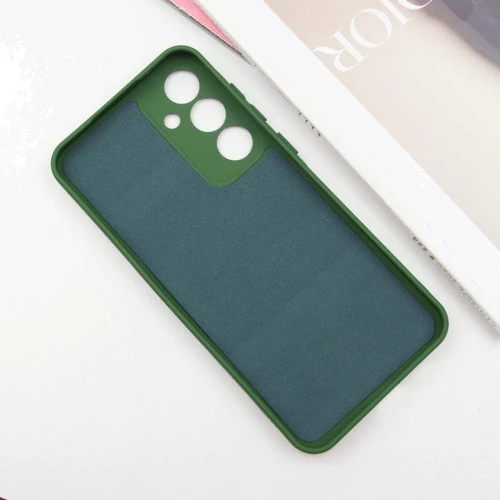 Чехол для телефонов TPU Case Getman Liquid Silk Full Camera Dark Green for Samsung S721 Galaxy S24 FE: Тип накладка на заднюю часть