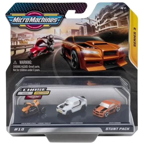 Ігровий набір Micro Machines Трюковий 3 штуки W3 (MMW0192): Виробник Micro Machines