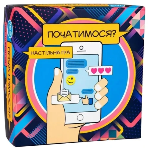 Настольная игра Strateg «Початимся?» романтическая развлекательная укр (30328)