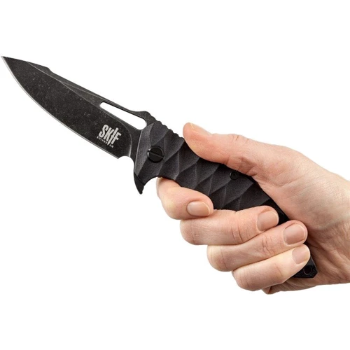 Нож и мультитул SKIF Shark II BSW black (1765.02.93): Система блокировки Есть