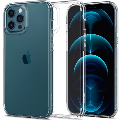 Чехол для iPhone Spigen Crystal Hybrid Crystal Clear (ACS01476) for iPhone 12 Pro Max