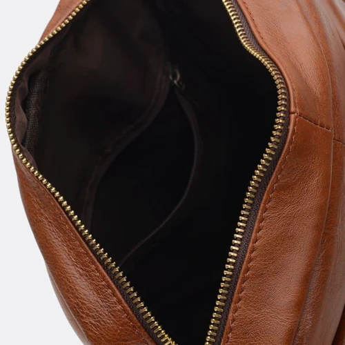 Мужская сумка планшет Borsa Leather коричневая (K15210-brown): Фактура Матовая, Гладкая