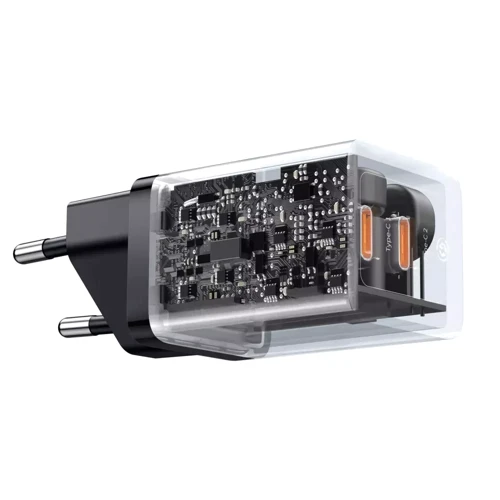 Зарядний пристрій Baseus Wall Charger 2xUSB-C GaN5 Pro 40W Black (CCGP180101): Тип сетевое