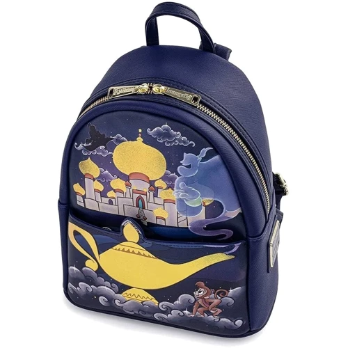 Рюкзак Loungefly Disney - Aladdin Jasmine Castle Mini Backpack (WDBK1721): Корпус рюкзака Мягкий
