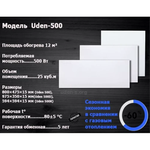 Обогреватель UDEN-S UDEN-500 Universal: Производитель UDEN-S