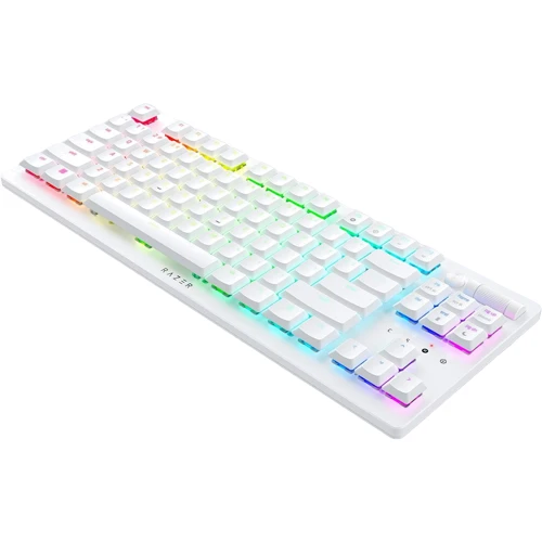 Клавіатура Razer DeathStalker V2 Pro TKL Red Switch White (RZ03-04373500-R3M1): інтерфейс підключення Wireless (радио интерфейс)