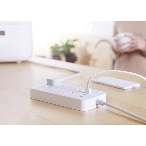 Подовжувач Mi Power Strip (6 розеток + 3 USB-Port), White фото 3