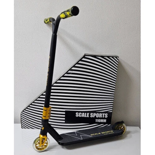 Трюковий самокат Scale Sports Adrenaline 110 mm Золотий (999766902): Тип коліс литые