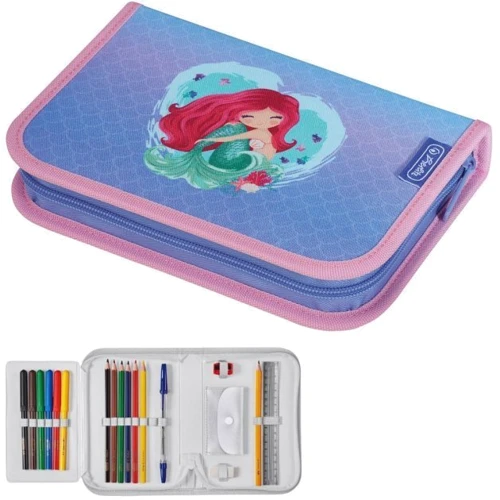 Пенал с наполнением Herlitz Mermaid Русалка 19 пр. (50032891M)