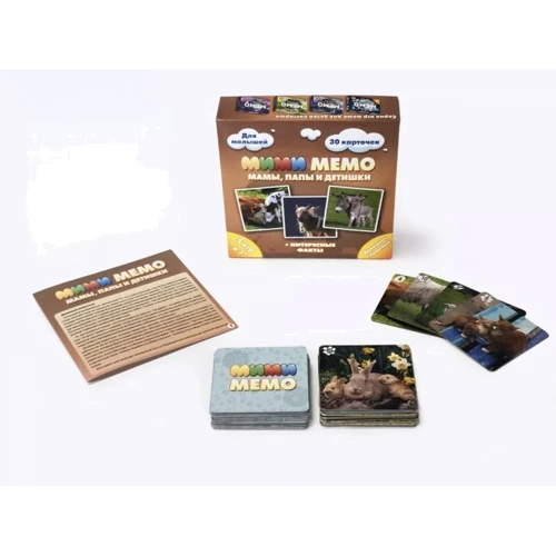 Настольная игра Нескучные Игры Ми-Ми-Мемо Домашние животные (232753): Производитель Нескучные игры